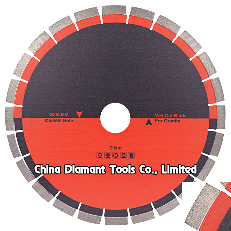 14 inches 350mm silent Arix diamond saw blade for granite cutting