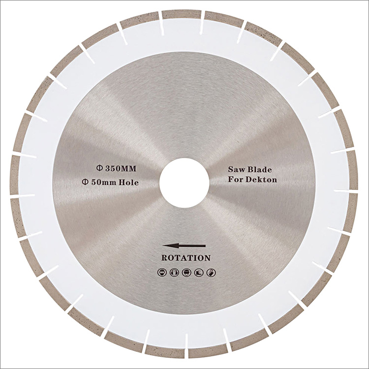 14 inches 350mm U slot diamond saw blade for Dekton cutting