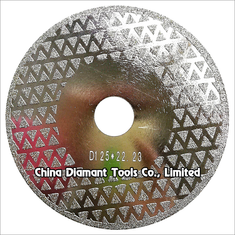 5 inches 125mm electroplated diamond saw blade cutting grinding disc