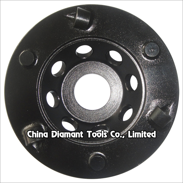 4 inches 100mm PCD grinding cup wheel for concrete floor 1/3 round*3pcs + TCT*3pcs