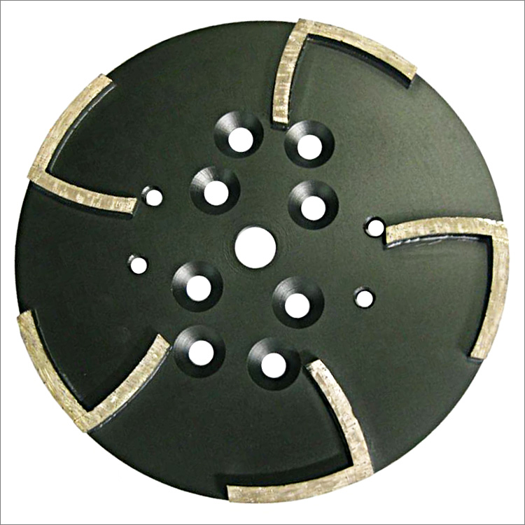 10 inches 250mm diamond disc floor grinding plate for concrete - L shape segments