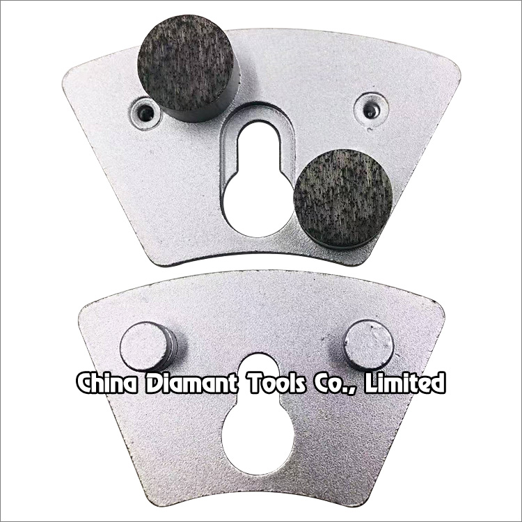 Diamond grinding shoes for Floorman floor grinders - double cylindrical segments