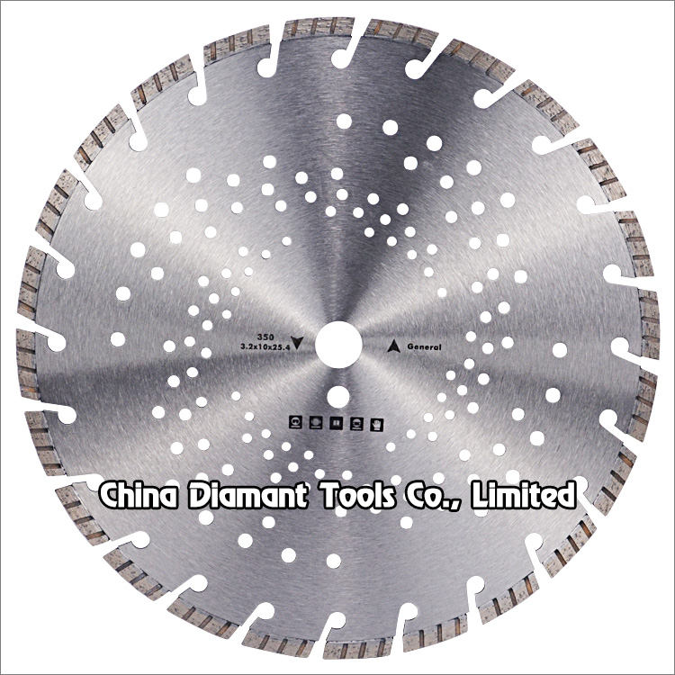 14 inches 350mm laser welded diamond saw blade for general purpose cutting
