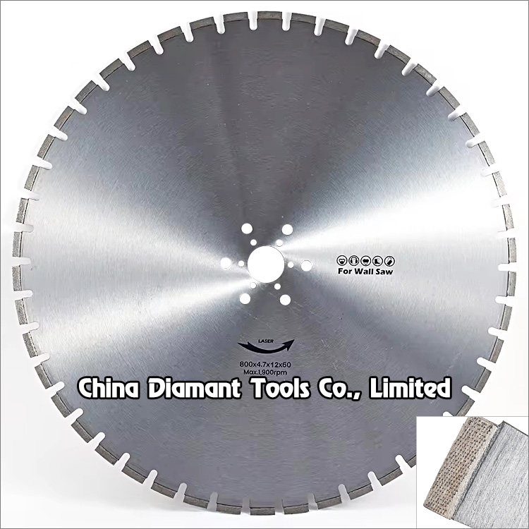 32 inches 800mm Arix segmented diamond saw blades for concrete wall floor cutting