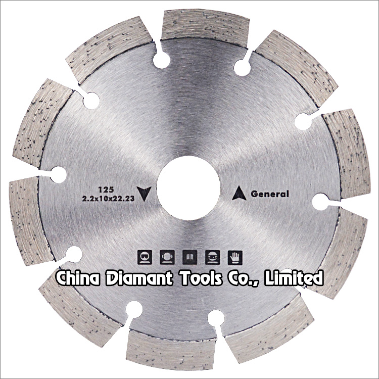 5 inches 125mm laser welded diamond saw blade for general cutting