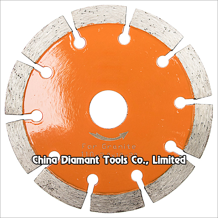 110mm granite dry cutting diamond saw blade
