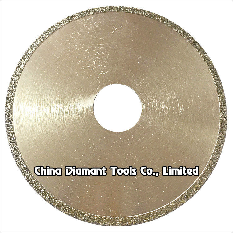 4 inches 105mm electroplated diamond saw blade for cutting soft stone porcelain tile glass Jade