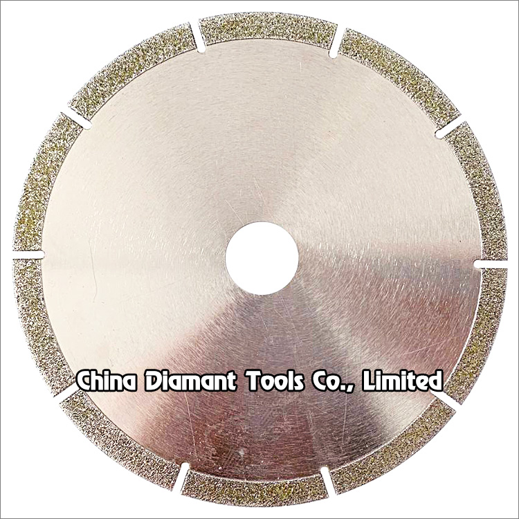 6 inches 150mm electroplated diamond saw blade cutting disc for soft stone marble porcelain