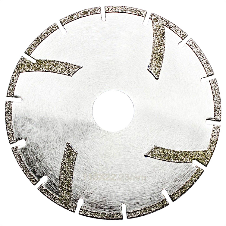 4.5 inches 115mm reinforced electroplated diamond saw blade for cutting marble porcelain tile glass Jade