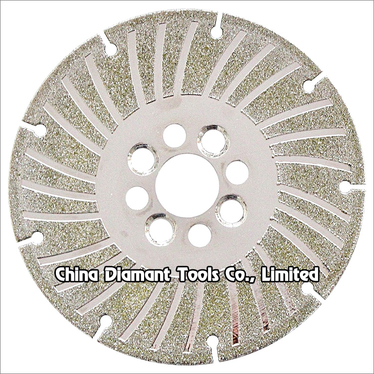 5 inches 125mm multi-purpose electroplated diamond saw blade cutting grinding disc