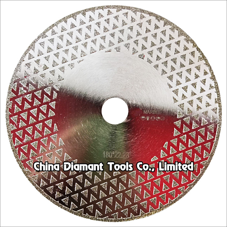 7 inches 180mm electroplated diamond saw blade cutting grinding disc for marble