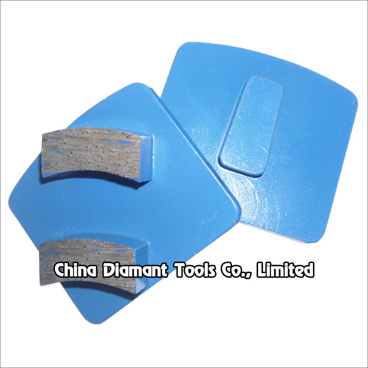 Diamond grinding shoes for Redi-lock holder of Husqvarna grinders