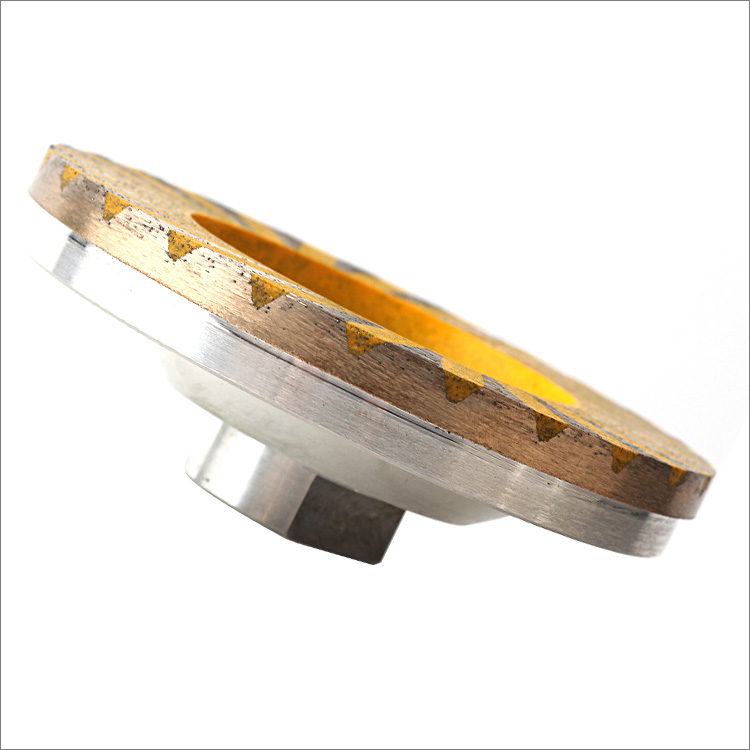 4 inches 100mm metal bond resin filled turbo diamond grinding cup wheel for stone granite