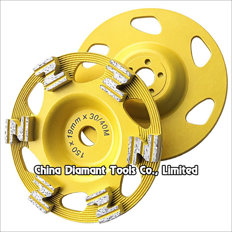 6 inches 150mm diamond grinding cup wheel for concrete floor