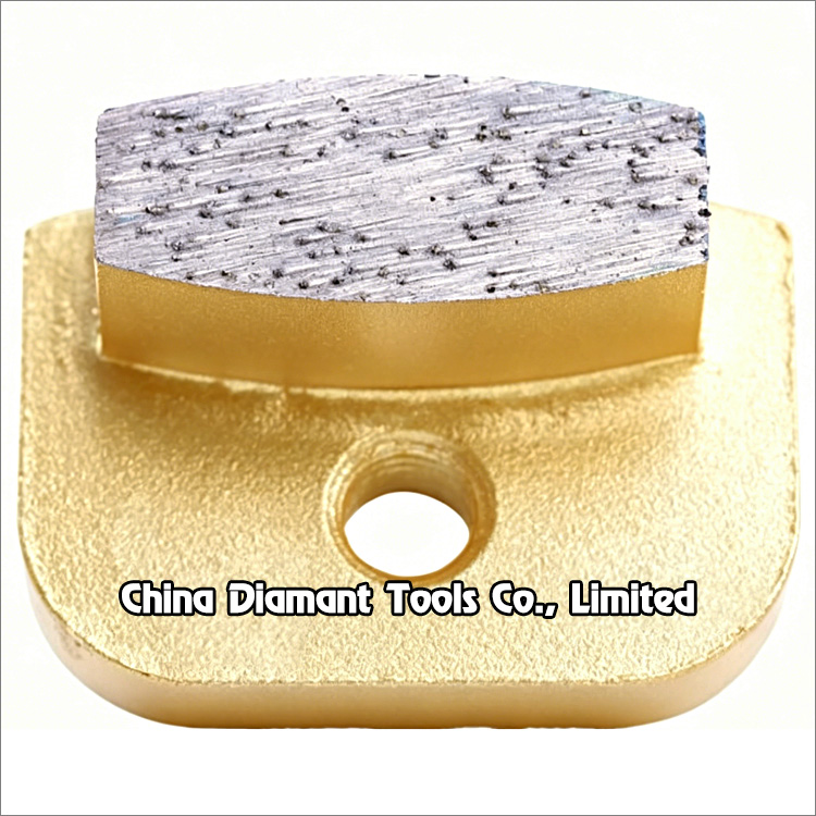 Diamond grinding shoes for Newgrind Rhino floor grinders elliptic segment