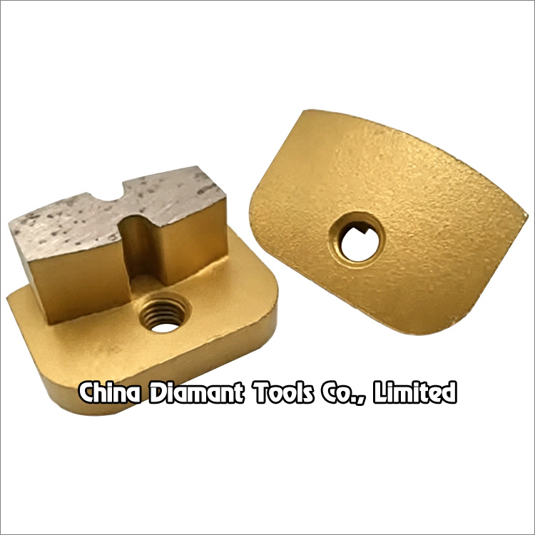 Diamond grinding shoes for Newgrind Rhino floor grinders 8 shape segment