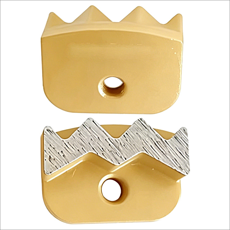 Diamond grinding shoes for Newgrind Rhino floor grinders mountain shape segment