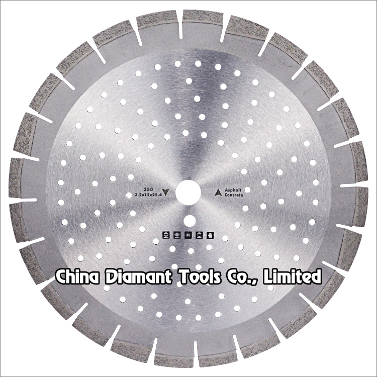 14 inches 350mm laser welded diamond saw blade for asphalt concrete cutting