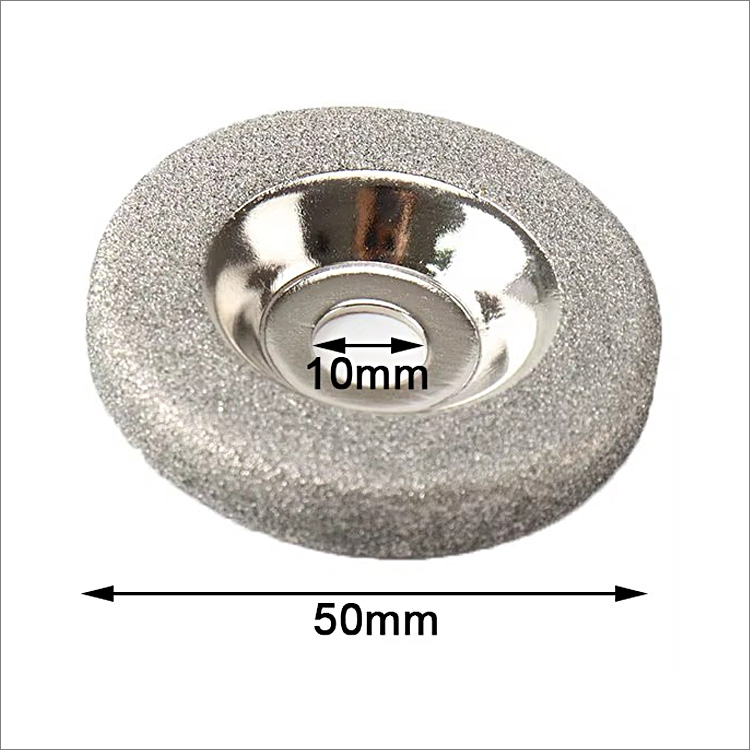 2 inches 50mm electroplated diamond grinding wheel trimming disc milling cutter sharpener Rotray tool